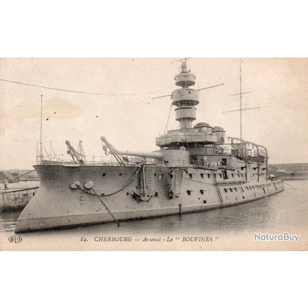 Carte postale ancienne - Cuirass� Bouvines � Cherbourg -N�8914