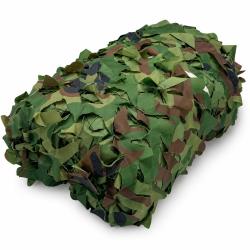 Filet Camouflage 4 x 5 m 150D Anti-UV - Chasse Aff&ucirc;t Outdoor - Renforc&eacute; avec Anneaux