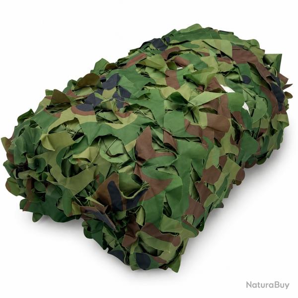 Filet Camouflage 4 x 5 m 150D Anti-UV - Chasse Aff�t Outdoor - Renforc� avec Anneaux