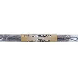 Corde d'arc traditionnelle Dacron Buck Trail Standard - 16 brins Marron Marron 68 pouces 16 brins