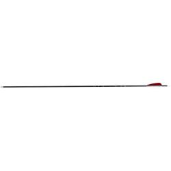 Fl&egrave;che Avalon Tyro 4.2 Trad Carbone Plumes Naturelles 1100 28" Encoche Blanche 70 gr Rouge/Blanc/Bla