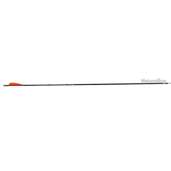 Fl�che Avalon Tyro 4.2 Trad Carbone Plumes Naturelles 1000 29" Encoche Blanche 70 gr Orange/Blanc/Bl