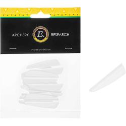 Plumes 2 pouces pour fl&egrave;ches Whipshot (20 pi&egrave;ces) Blanc