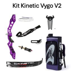 Kit de comp&eacute;tition Arc Barebow Kinetic Vygo V2 Gris