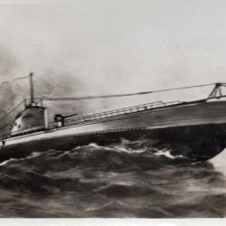 Carte postale Marine de guerre fran&ccedil;aise sous-marin Archim&egrave;de -N&deg;8916