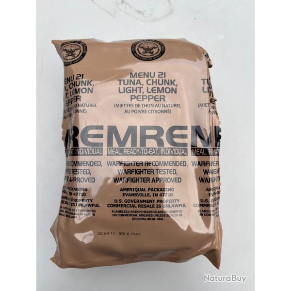 Ration militaire US menu 21