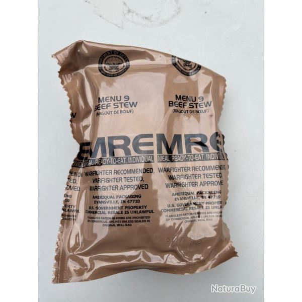 Ration militaire US menu 9