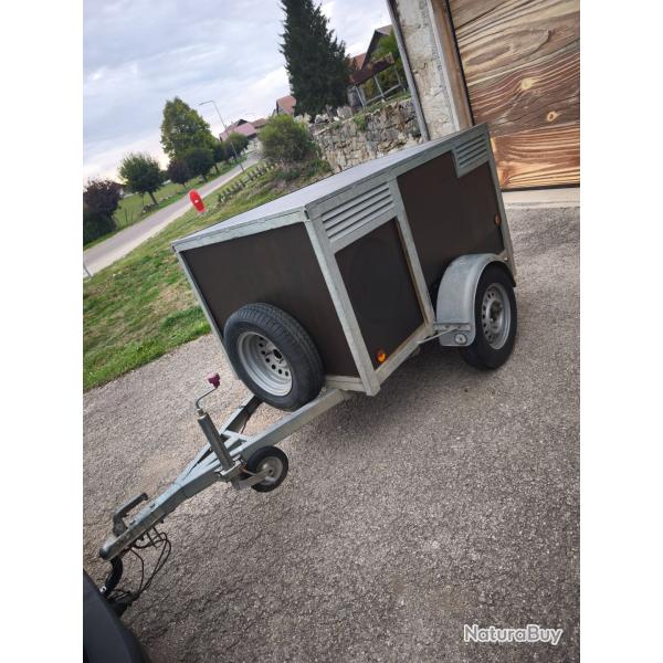Remorque a chiens BW trailers 3 cases