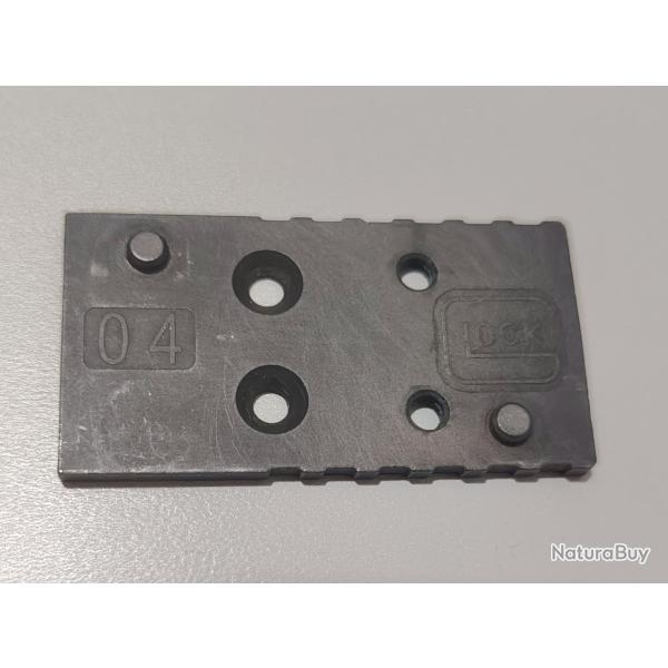 Plaque adaptatrice GLOCK MOS 04 pour Leupold Delta point