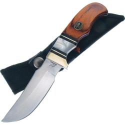 Couteau Frost Cutlery Ocoee River Hunter Pakkawood Lame Inox Manche Pakkawood &Eacute;tui Nylon Noir FOC157
