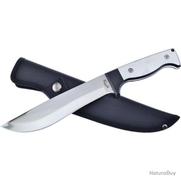 Couteau Frost Cutlery Knight Guard Fixed Blade Lame Acier 440 Manche Aluminium �tui Nylon FFC113