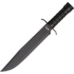Couteau Frost Cutlery Survival Scout I Sawback Lame Acier Inox Manche Caoutchouc FTDH253160B