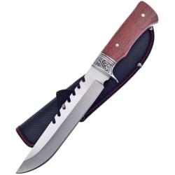 Couteau Frost Cutlery Sharps Pakkawood Bowie Sawback Lame Acier 3Cr13 Manche Pakkawood FSHP155PW