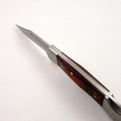 Lot de 3 Couteau de Chasse Pliant Rite Edge Classic Lame Acier Inox Manche Bois Lockback CN2108265