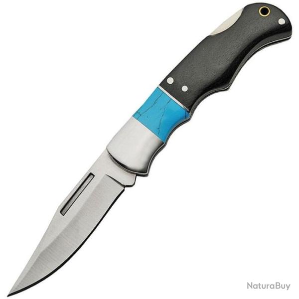 Couteau Rite Edge Lockback Black Pakkawood Lame Acier Inox Manche Pakkawood Lockback CN211449BK