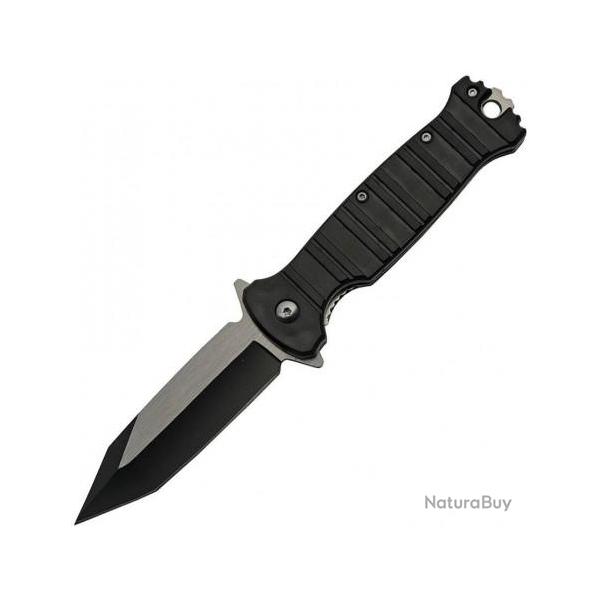 Lot de 10 Couteaux Tactical Pretorian A/O Abs Handle Stainless Blade Linerlock CN300510BK