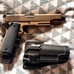 Pistolet Army Armament 1911 R32-1 GBB (tan)
