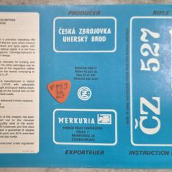 Notice pour carabine CZ model 527
