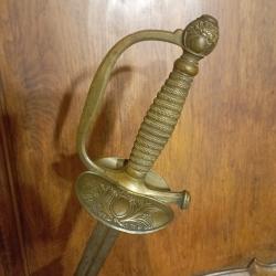&Eacute;p&eacute;e d'officier des grenadiers de la garde royale Mle 1816 modifi&eacute;e Louis Philippe