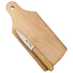 Coffret planche 20 x 11 cm et couteau office Le Coq Fran&ccedil;ais Standard