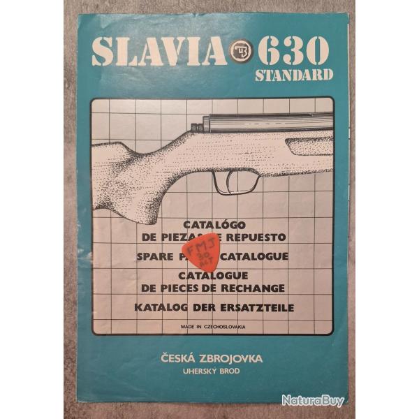 Notice pour carabine CZ SLAVIA 630 Standard