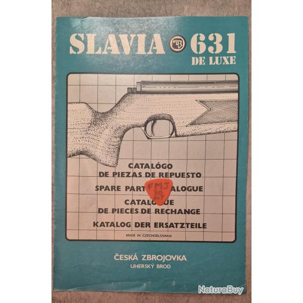 Notice pour carabine CZ SLAVIA 631 LUXE