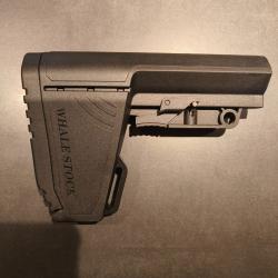 Crosse r&eacute;glable whale ar15/m4 cyma