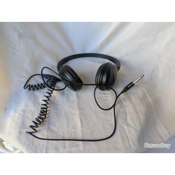 CASQUE DE DETECTION " GARRETT " AVEC PRISE JACK 6,35 MM REGLAGE DU VOLUME