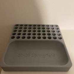 Plateau de rechargement 30-06 springfield50 &eacute;tuis