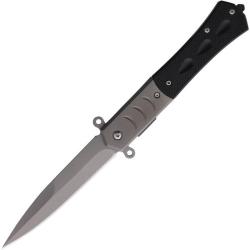 Couteau Pliant ElitEdge A/O Lame Acier 420C Titane Manche G10 Noir EE10A108BK