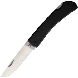Couteau Bear & Son Large Farmhand Lame Acier Inox Satin Manche Alu Noir Lockback USA BC138L