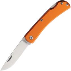 Couteau Bear & Son Small Farmhand Lame Acier Inox Satin Manche Alu Orange Lockback USA BC137LOR