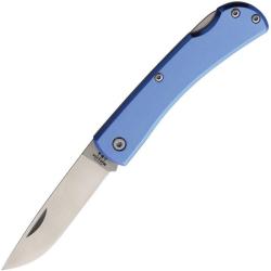 Couteau Bear & Son Small Farmhand Lame Acier Inox Satin Manche Alu Bleu Lockback USA BC137LBL