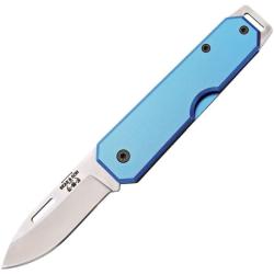 Couteau de Poche EDC Bear & Son 110 USA Lame Acier Carbone Slip Joint Manche Alu Bleu BC110BL