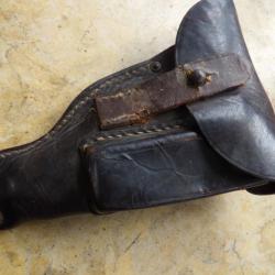 holster &eacute;tui cuir 1915 Allemand Prusse pistolet   Walter PPK mauser 1920 Sauer r&eacute;emploi ww2