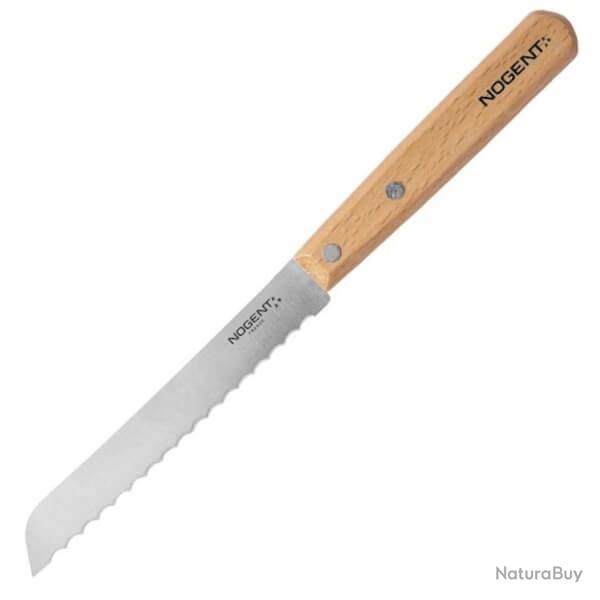 Couteau mini-pain Nogent *** h�tre 11 cm inox