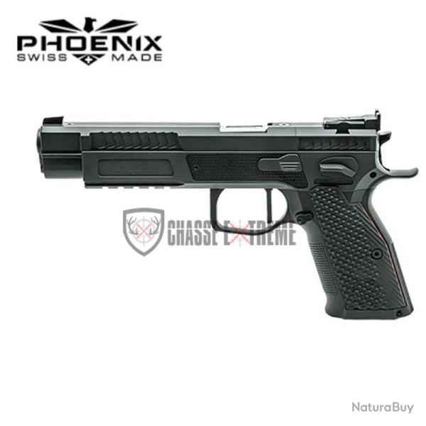 Pistolet PHOENIX Drake Target 6'' Noir Cal 9x19mm