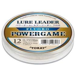 Fluorocarbone Toray Power Game Lure Leader 30m 0,33mm 30m 16Lbs