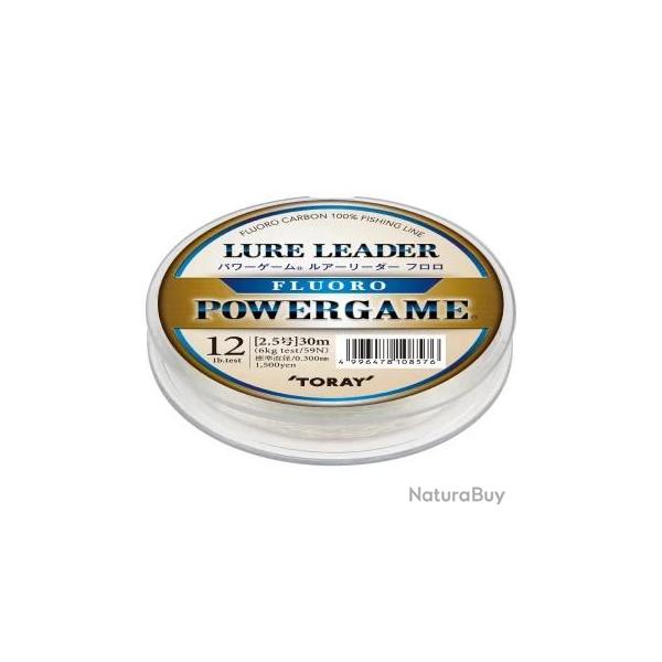 Fluorocarbone Toray Power Game Lure Leader 30m 0,52mm 30m 35Lbs