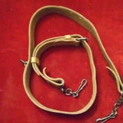 Bretelle cuir pour FM 24/29 Fran&ccedil;ais . ( collection ) .