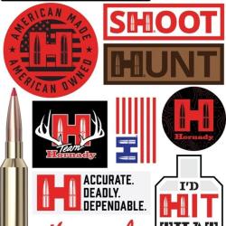 FEUILLE DE STICKERS HORNADY 2025 98020