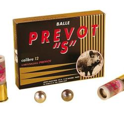 BOITE 5 CARTOUCHES PREVOT S CAL.12+