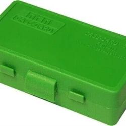 BOITE MTM POUR 50 MUNITIONS 25ACP/32LC VERTE P50-32-10