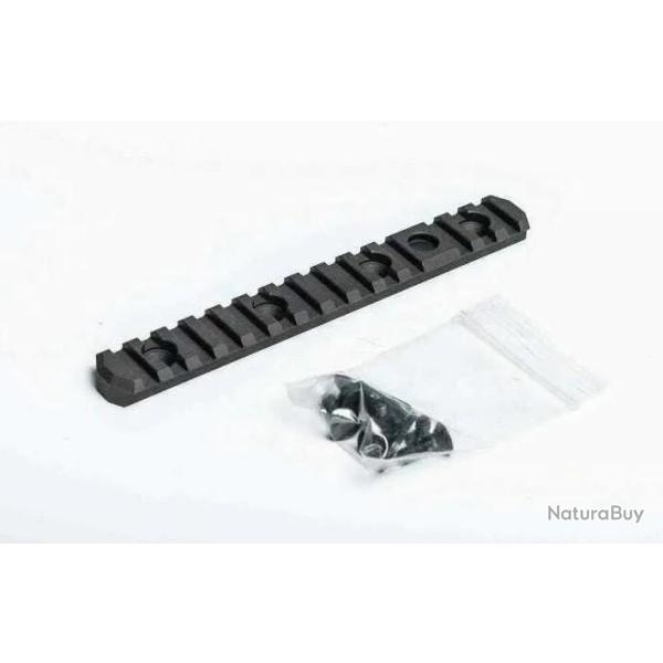 RAIL MDT Picatinny Rail with QD Sling Cup 5�� � 102215-BLK+ 102215-BLK+