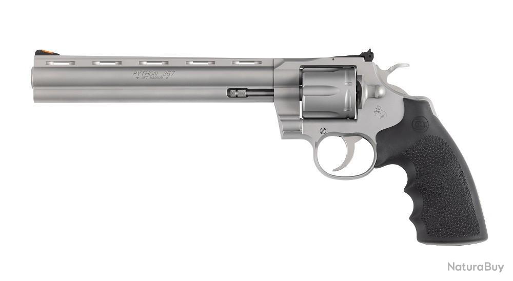 REVOLVER COLT PYTHON 357 MAG 8´´ MATTE STAINLESS PYTHON-SM8RTS ...