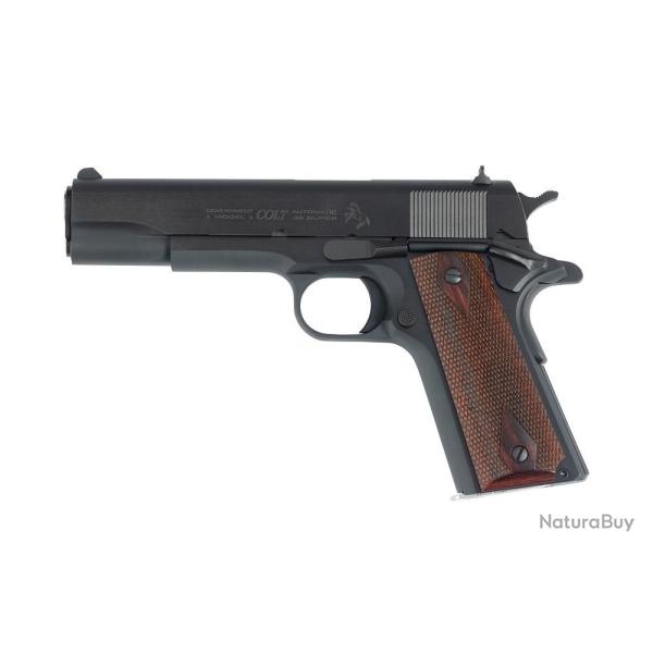 PISTOLET COLT GOVERNMENT MODEL 38 SUPER 5�� BLUED O1911C-38*