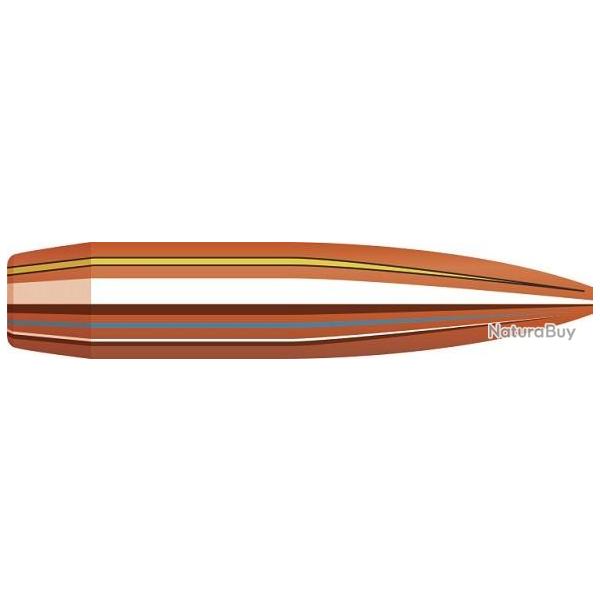 BOITE DE 500 OGIVES HORNADY 6MM .243 105GR BTHP MATCH 24585