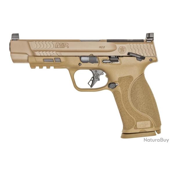 PISTOLET S&W M&P9 M2.0 OR FULL SIZE FDE TS CAL.9X19 13569*
