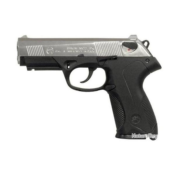 PISTOLET BRUNI P4 NICKELE 9MM BLANC/GAZ