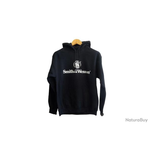 SWEAT HOODIE BLACK SMITH & WESSON M A1909-10GV-MD